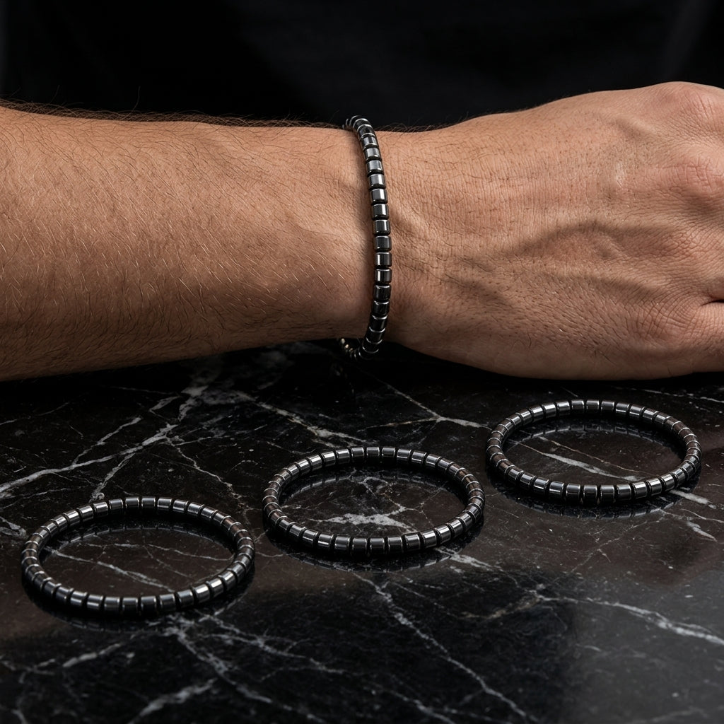 Pack de cinco pulseras Hematia